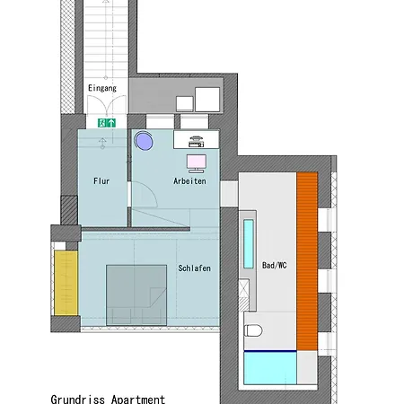 1-Zimmer-Wohnung Im Loft Mannheim Exterior photo